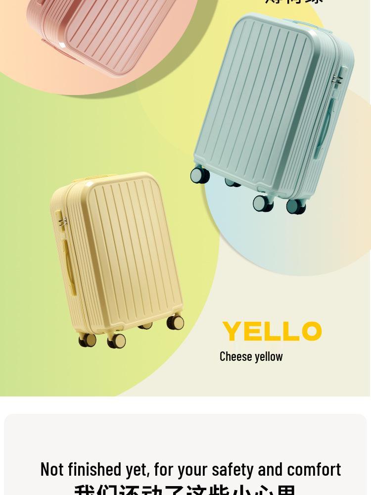 24-Inch Multifunctional Suitcase with Universal Wheels and New Lock System