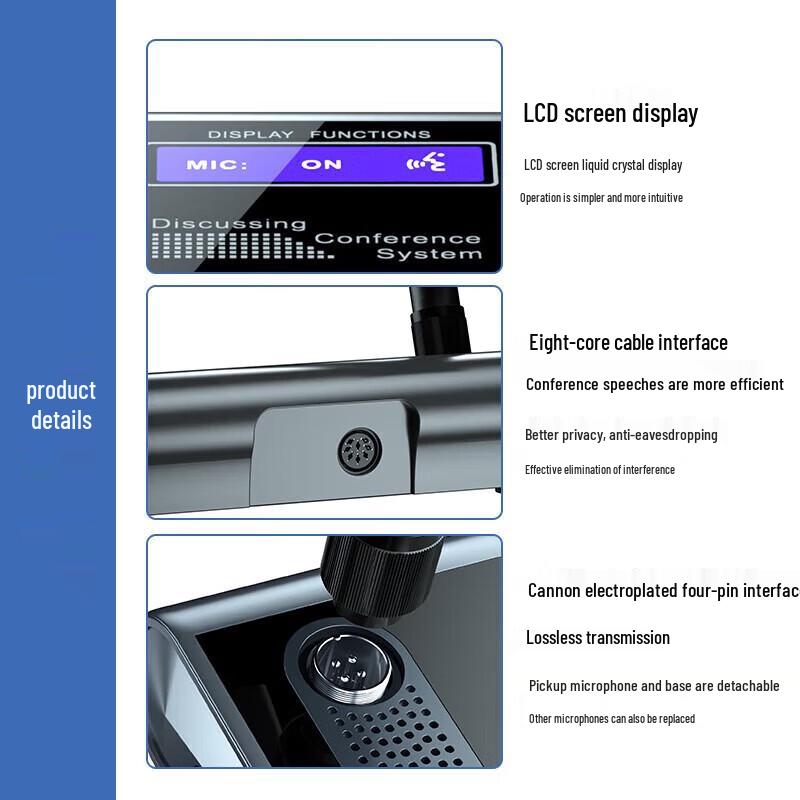 SAST OK-77 Professional Wired Conference Microphone System
