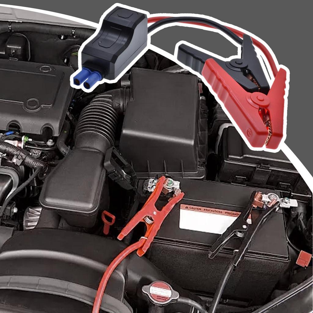 Car Battery Starter Car Jumper Starter 650A Auto Shutoff Power Pack Reverse Polarity Protection for Commercial Vehicles SUV