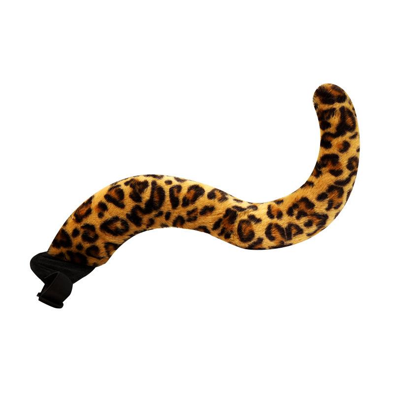 Мультяшный Животный Тигр Хвост Лапа Плюшевая Игрушка Динозавр Леопард Перчатки Повязка на Голову Кукла Детский Реквизит для Выступлений