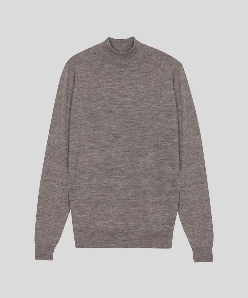 Jonseumedeulli Harcourt Merino Wool Mock Neck Knit Classic 10 Colors (B Type)