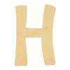 Wooden Letter H FSC Mix Credit, 6cm