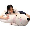 70cm-90cm Cartoon Polar Bear Lying Bear Stuffed Down Cotton Animal Plush Toys for Children Doll for Kids Gift Pillow