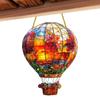 Hot Air Balloon Window Decorations Acrylic Wall Hangable Colored Decor Indoor Window Decor Hangable Art for Indoor Outdoor