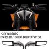 Для KTM 250 390 200 690 125 DUKE 990 SUPER R 790 1290 Мотоциклетные Зеркала Скрытые Крылышки Зеркало для Поворота Регулируемые Зеркала