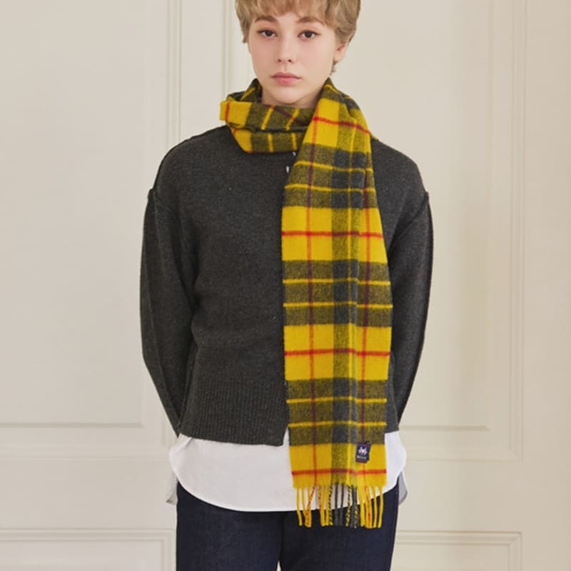 ABRAHAM MOON Шарф из мериносовой шерсти 25 см - Маклеод