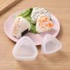 1/2Pcs Triangular Plastic Sushi Rice Ball Maker Mould Onigiri Mold Set Kitchen Gadgets Stuff Transparent Bento Accessories
