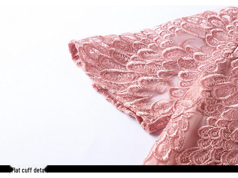 Летнее платье из вышитого кружева большого размера - Универсальное праздничное платье для мам