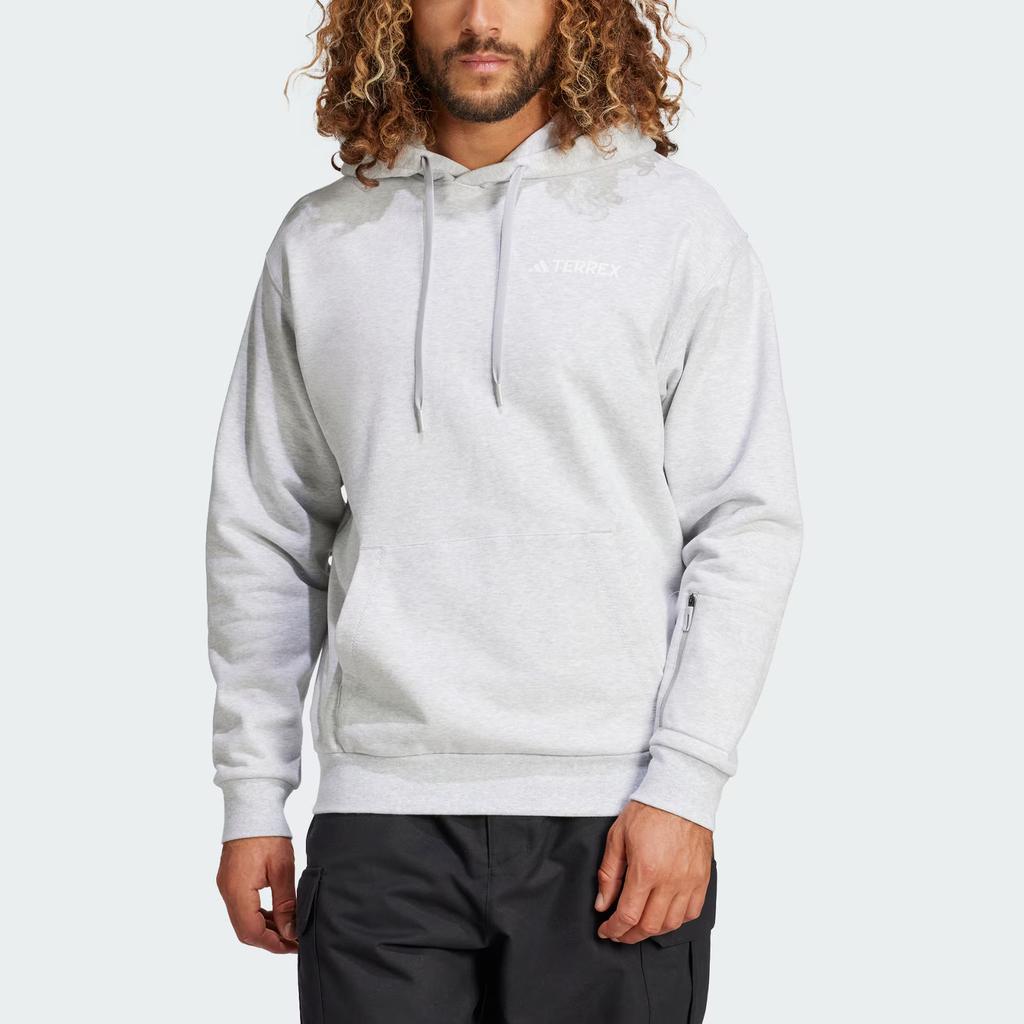 adidas Cold.Rdy FW24 XPR модная удобная спортивная толстовка с капюшоном для мужчин светло-серо-лиловый IZ0366