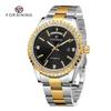 Forsining Men's Fashion Casual Vintage Rhinestone Watch Mechanical Watch