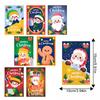 Christmas Cartoon Christmas Pattern Christmas Atmosphere Self-Adhesive Stickers Cute Decoration Stickers Kids 15/13x10cm