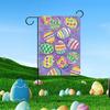 Easter Garden Flags Linen Vertical Garden Flag Cute Garden Flag Decorative Spring Yard Flag Outdoor Yard Patio Lawn Decor