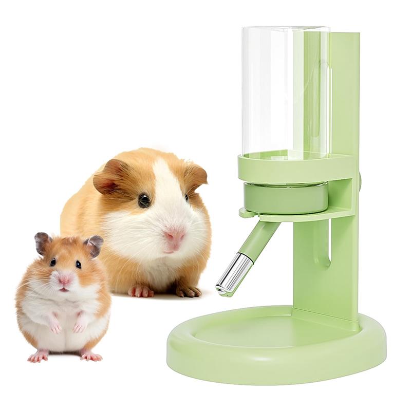 Small Animal Water Dispenser With Adjustable Stand-Hamster Water Bottle No Drip-Guinea Pig Water Bottle Leak Proof