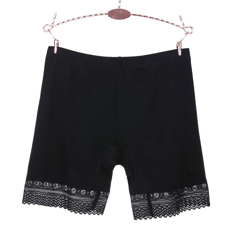 Женские защитные брюки, бесшовные кружевные защитные боксеры