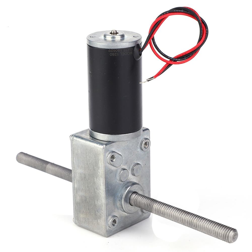 Worm Gear Motor M8 Double Right Hand Thread Dual Shaft Reduction MotorReduction Ratio