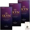 Fuji Latex SKYN Skin Premium Plus Condom IR Includes Original Cotton Pad [3-Box Set] 5-Piece Set, Material, Contraceptive,