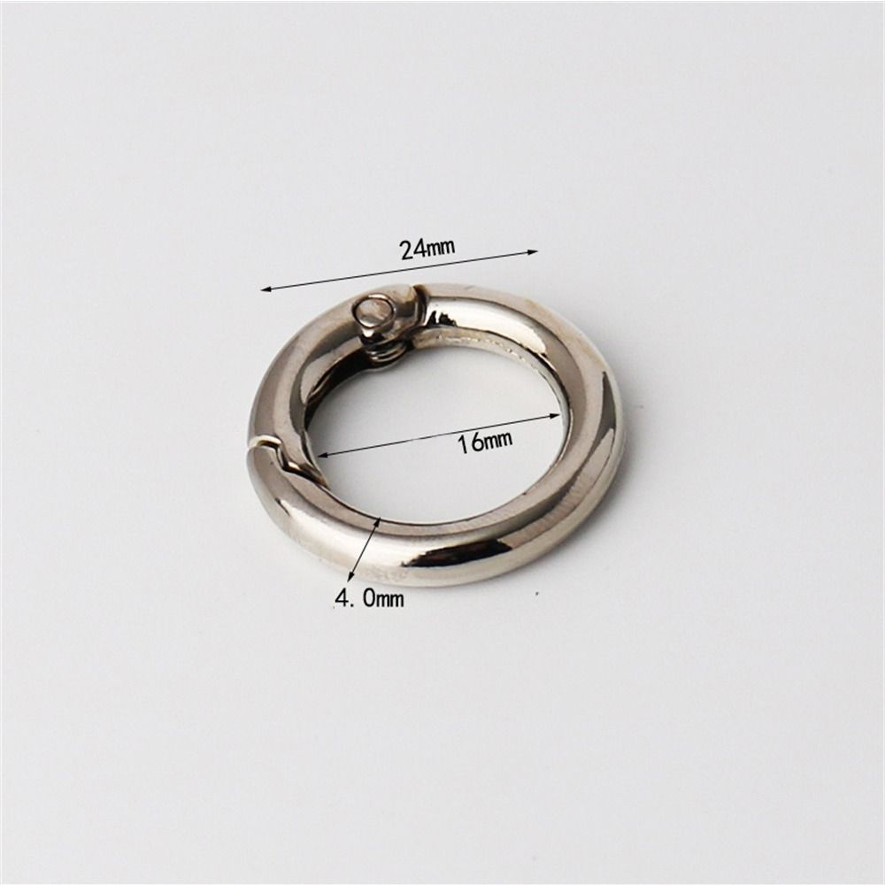 Круглая пряжка Gate с покрытием, легкая пряжка с защелкой, зажим, новый разъемный брелок для ключей, аксессуары для сумок