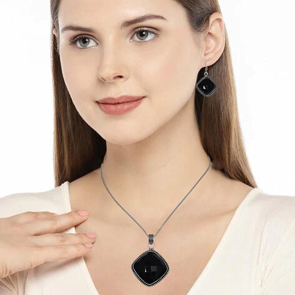 Черный кулон на позвоночнике с драгоценными камнями, ювелирные изделия ручной работы ко Дню святого Валентина, золото