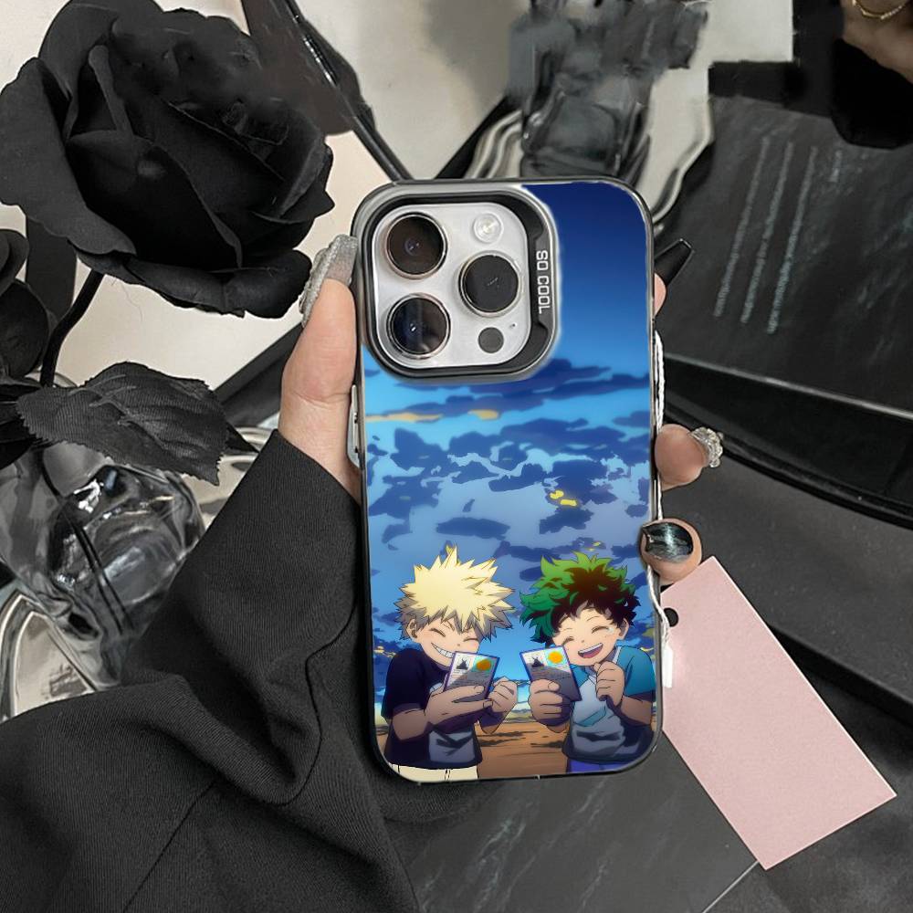 Чехол для телефона Katsuki Bakugo R-Hero Academia Для iPhone 17,16,15,14,13,12,Pro MAX Черный Матовый Ударопрочный Чехол