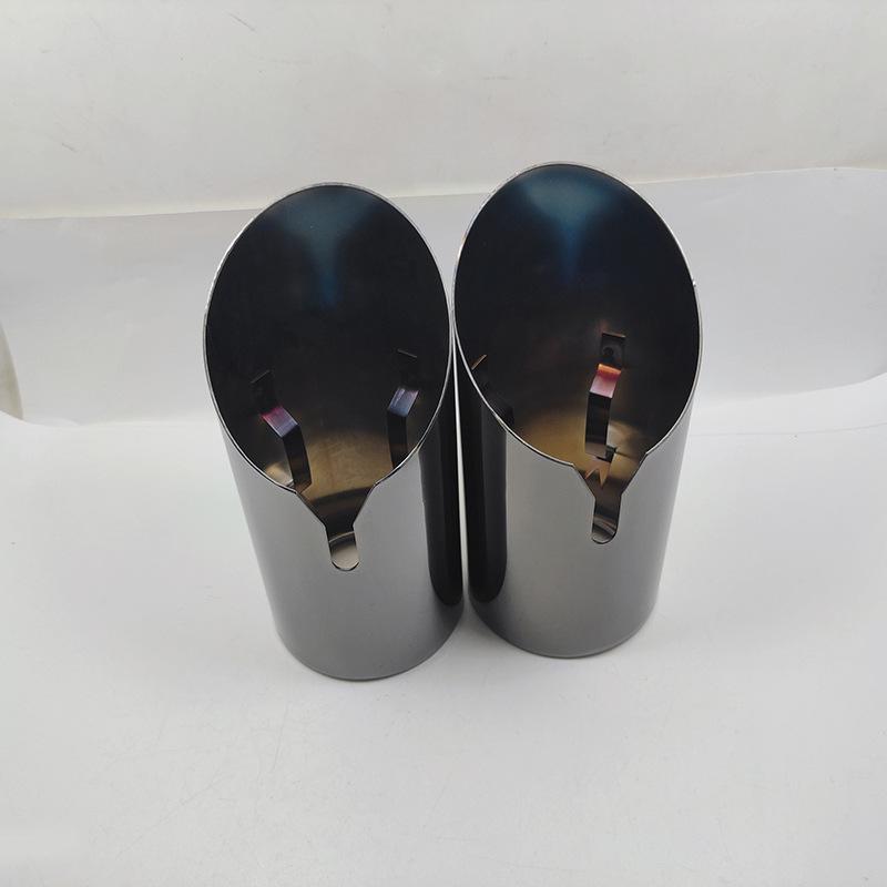 Черная нержавеющая сталь Декоративная насадка выхлопной трубы BMW 3 серии