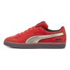 Puma Замшевая серия Удобные Универсальные Низкие Кроссовки Унисекс Кроссовки Красный Золотой 308447-01