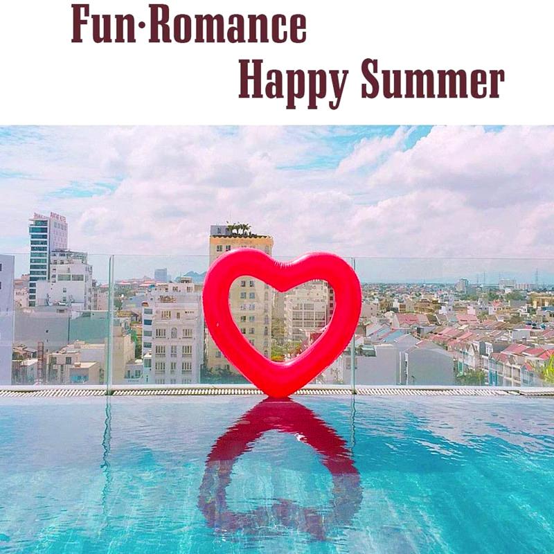 1PC Inflatable Swimming Ring Water Swimming Pool PVC Swimming Ring Photo Props Love Swimming Circle Red 90/120cm