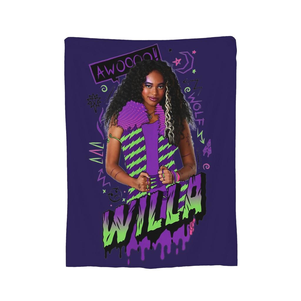 Zombies Zed and Addison Love Flannel Blanket Fashion Throw Blanket for Home 200x150cm Bedspread,