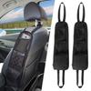Pack of 2 Foldable Car Seat Side Organizer, Waterproof Car Seat Organizer, Multifunctional Hanging Bag for Car Seats, Car Organizer