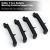 Black Rubber Radiator Mount Pad for GM Buick, Chevrolet, GMC (4012-326-682S).
