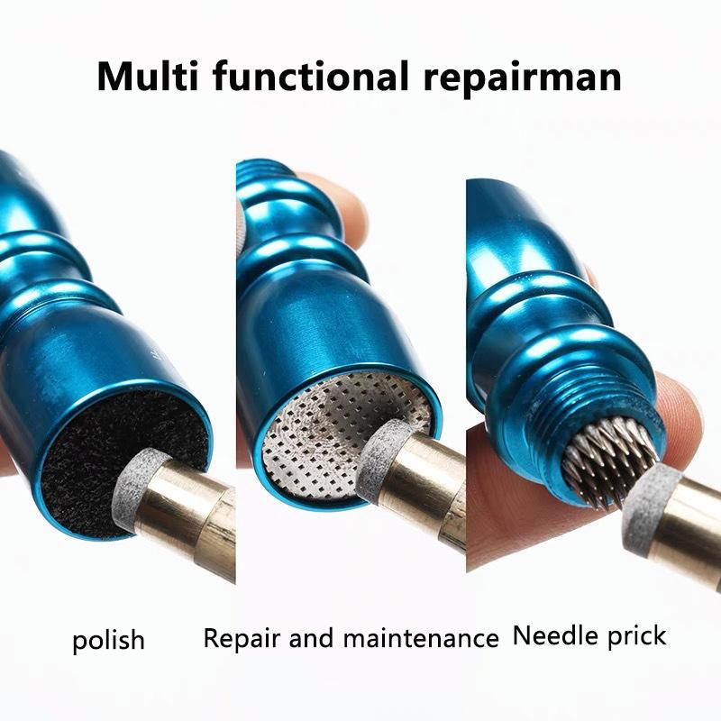 1 шт. формирователь наконечника кия, бильярдный пул, аксессуар для бильярдного пула, насадка для натирания, инструмент для натирания наконечников кия для улучшенных наконечников кия для пула