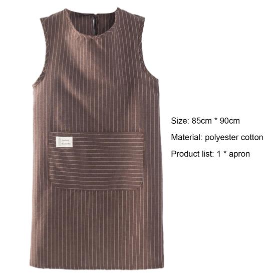 Useful Multipurpose Machine Washable Practical Women Chef Pinafore Anti-fouling Cleaning Apron for Household Cooking Bib