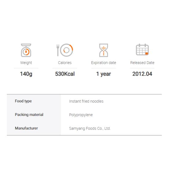 Samyang Булдак Курица жареная по-корейски Рамен 5шт