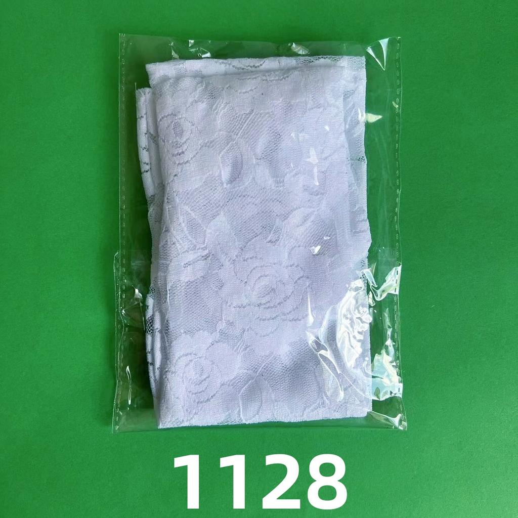 Women's Long Lace Gloves Big Flowers All Finger Cuff Dark Sexy Cool Dress