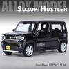1:22 Wrangler Rubicon Suzuki Hustler Литые игрушки Модель автомобиля из сплава Открывающиеся двери Звук Свет Инерционный автомобиль Подарок другу на день рождения