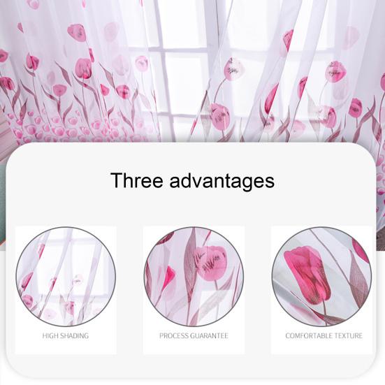 Оконный экран, анти-выцветание, многоразовый, 2 размера, изящный оконный перспективный тюль, украшение для дома
