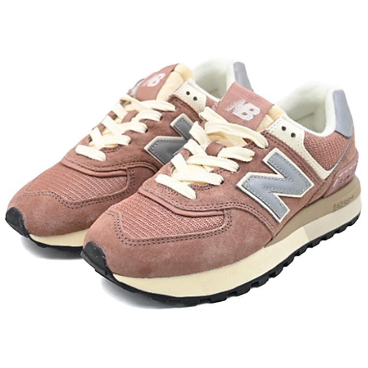 New Balance NB 574 Износостойкие Низкие Повседневные Кроссовки Унисекс Коричневые U574LGMS