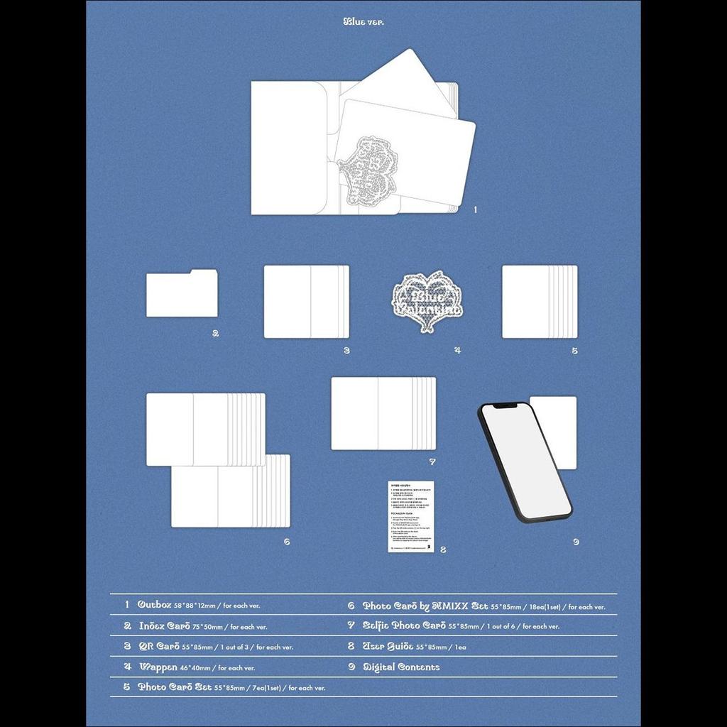 [Pre-order] NMIXX - Blue Valentine (Platform Album POCAALBUM Ver.) + Free Gift