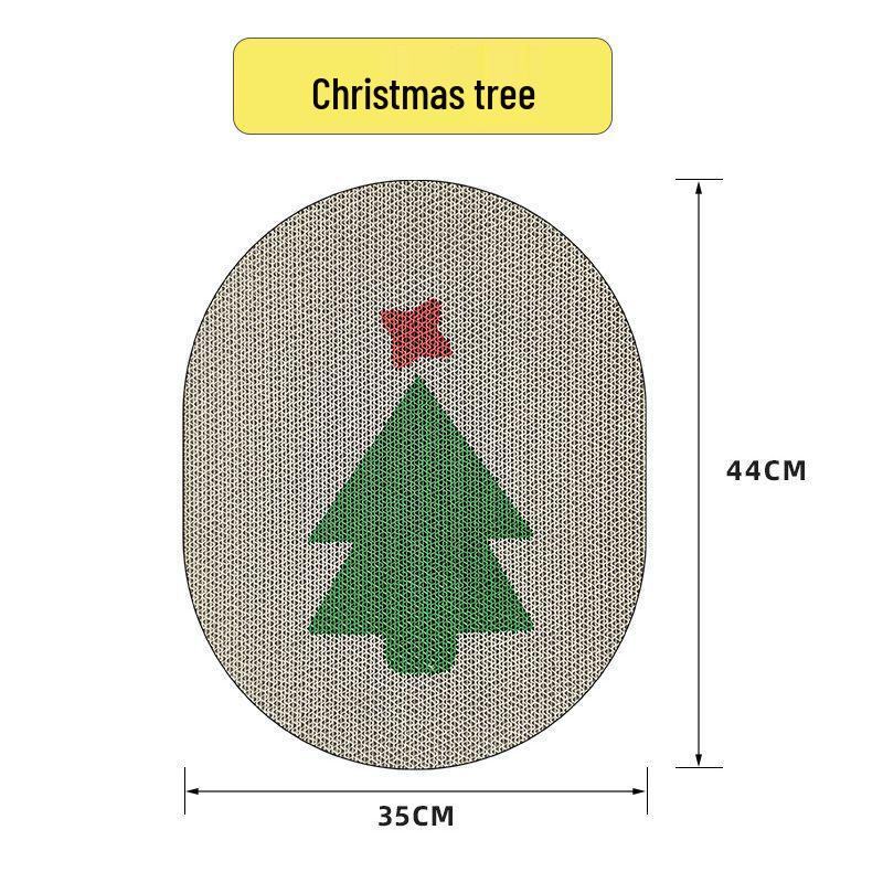 Wall-Mounted Self-Adhesive Cat Scratcher: Vertical Corrugated Cardboard for Claw Sharpening, Scratch-Resistant, Wear-Resistant