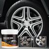 Car Tire Wax 100g Tire Wax Brightener Protective Wheel Maintenance Wax Waterproof Tire Wax Brightener Long-Lasting For Restoring