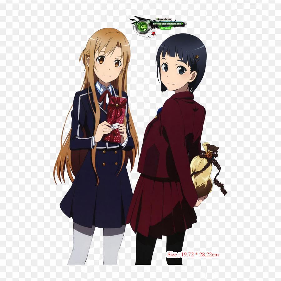 Konno Yuuki Memory Defrag Asuna Sword Art Online Memory Defrag Iron On Patches For Clothing Applique Stickers On Clothes Heat-Sensitive Custom Patch