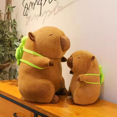 Плюшевая игрушка кукла кукла, несущая маленькую черепашку, подарок на День святого Валентина, капибара Джун