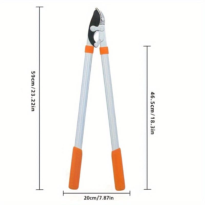 Толстые ножницы для веток, ручные, легкие, с нескользящей ручкой, для домашнего садоводства, прочные, большие ножницы для обрезки веток цветов и деревьев