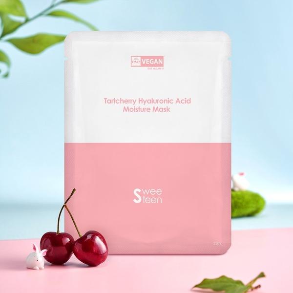 SWEETEEN Tart Cherry Увлажняющая маска с гиалуроновой кислотой 25 мл