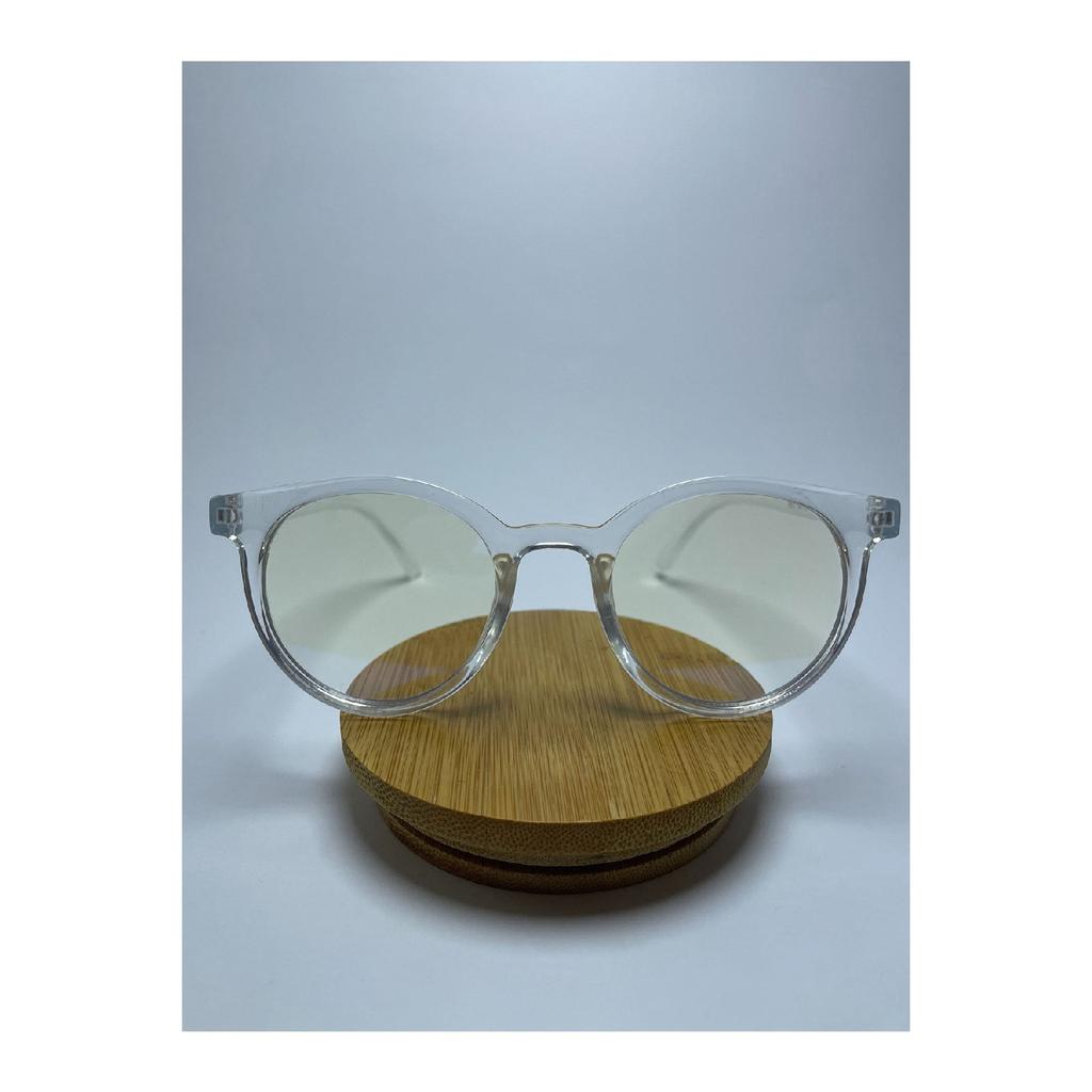 Vo026 Прозрачные толстые круглые унисекс прозрачные стеклянные защитные очки синего света