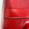 LOUIS VUITTON Epi Petit Noe Shoulder Bag Epi Leather Castarian red Women M44107 Used