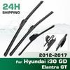 For Hyundai I30 GD Elantra GT 2012-2017 2013 2014 Wiper Front&Rear Wiper Blades Windshield Windscreen Window Brushes 26"+14"+13