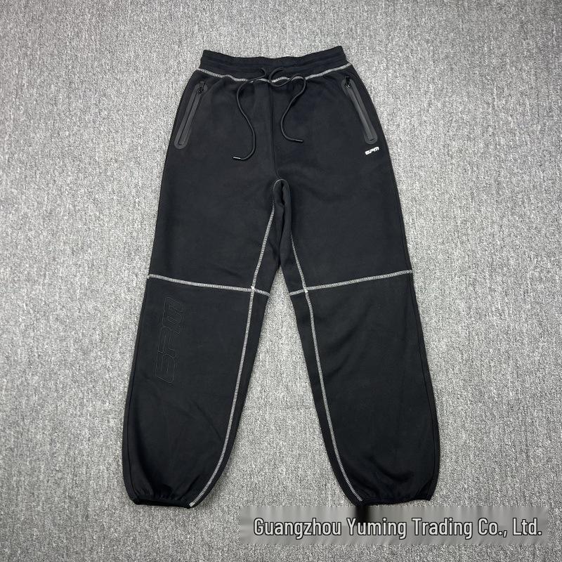 Модный унисекс комплект: худи и штаны 2025 года с вышивкой 6PM на груди