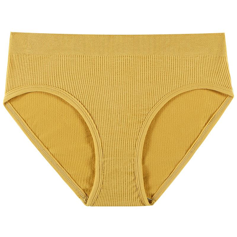 Нижнее белье для женщин, бесшовное и удобное, треугольное нижнее белье, чистый хлопок, дышащее, приподнимающее бедра, однотонное женское нижнее белье