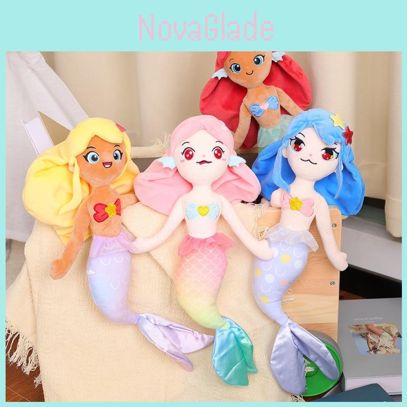 Get Your Hands On The Cutest Mermaid Plush Toy Available In Multiple Colors!