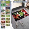Christmas Themed Carpet Non- Door Entrance Mat Absorbent Bathroom Entrance Floor Mat